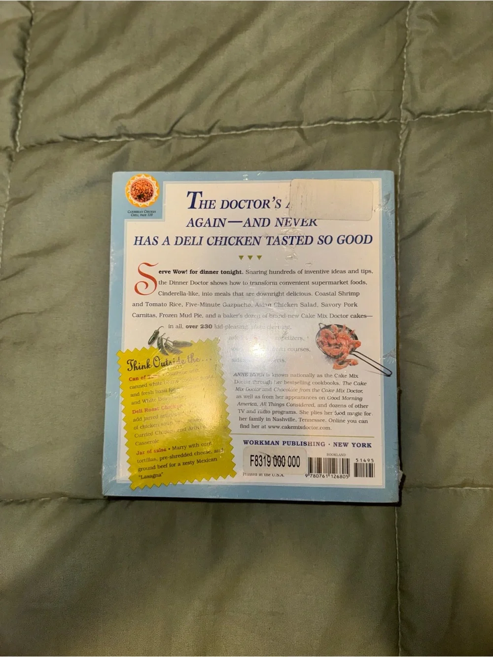 The Dinner Doctor Cookbook by - Blue Cover